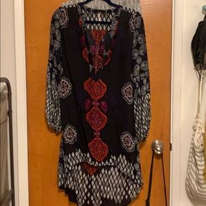 Printed free people dress
